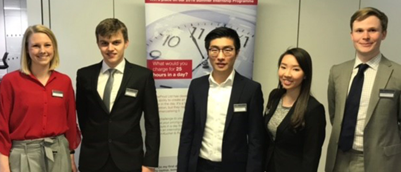 Finalists at Simon-Kucher's Internship Competition 2018