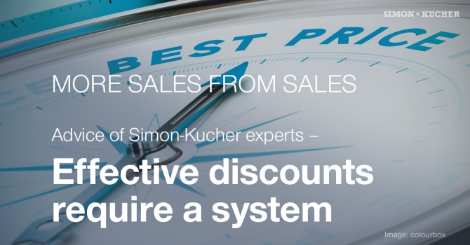 Effective discounts require a system