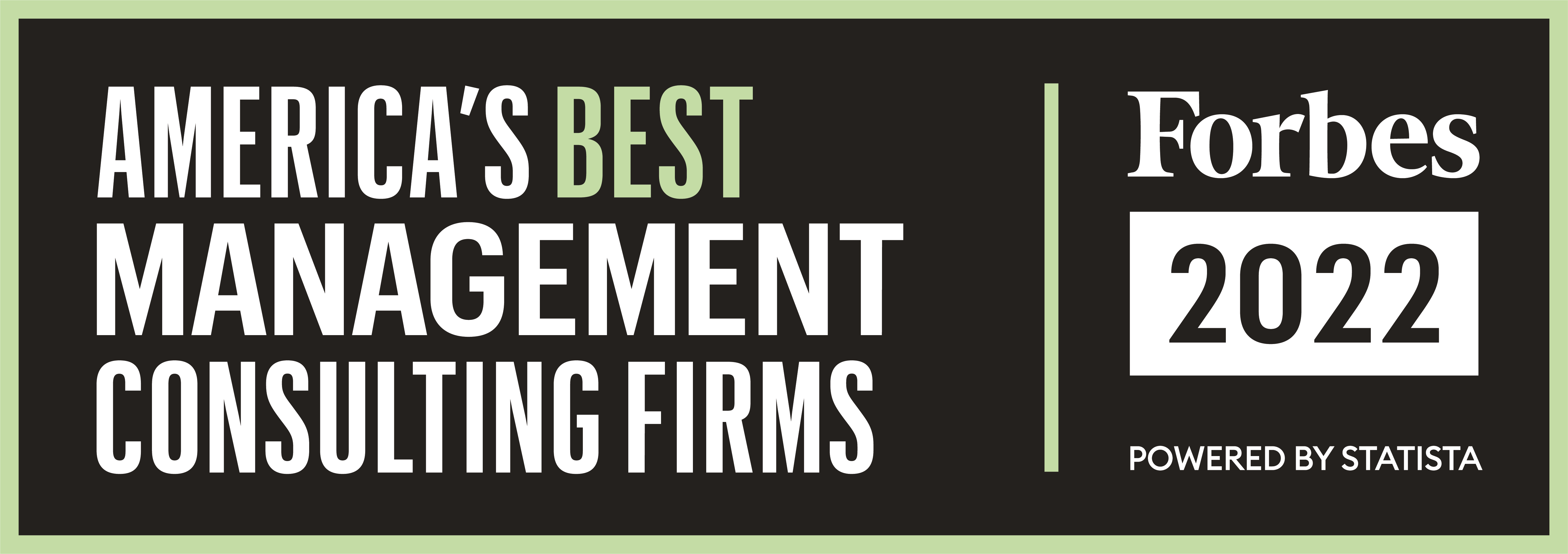 Forbes America's Best Management Consulting Firm