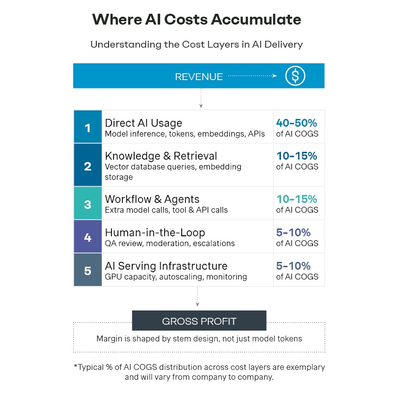 Cost structure in AI delivery