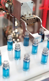 Chemical tubes in a medical laboratory