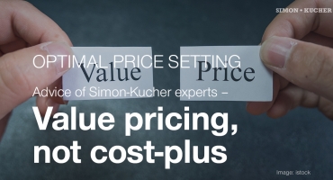 Value pricing, not cost-plus