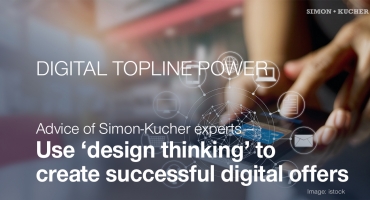Use “design thinking” to create successful digital offers