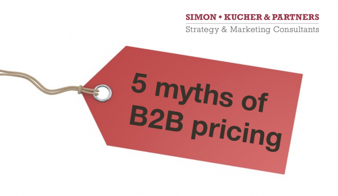 The five biggest myths of B2B pricing