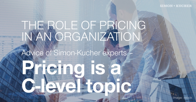 Pricing is a C-level topic 
