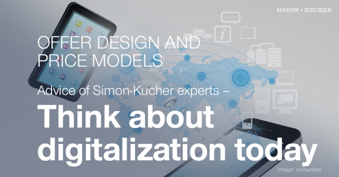 Offer Design and Price Models: Think about digitalization today