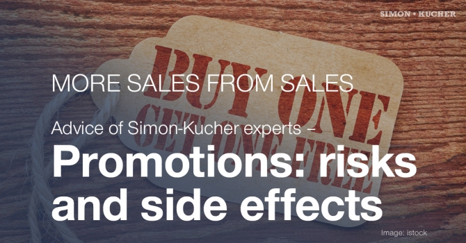 Promotions: risks and side effects
