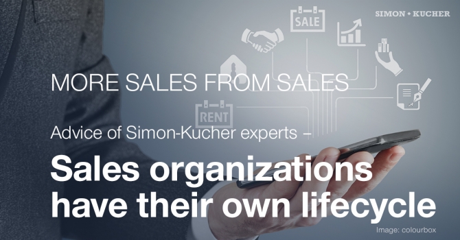 Sales organizations have their own lifecycle