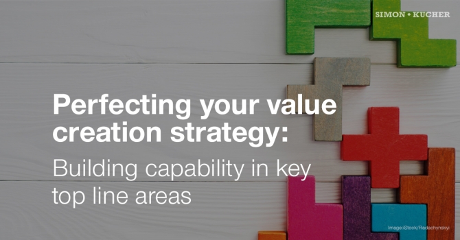 Perfecting your value creation strategy: Building capability in key top line areas