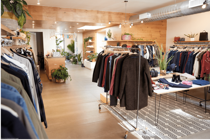 Clothing store