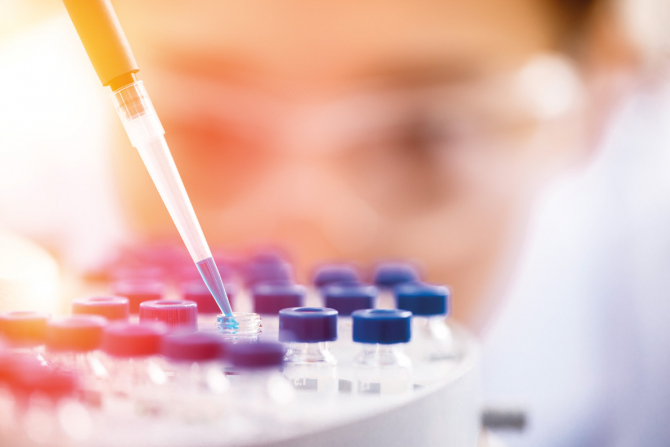 A lab with ten people could process 500,000 samples a day