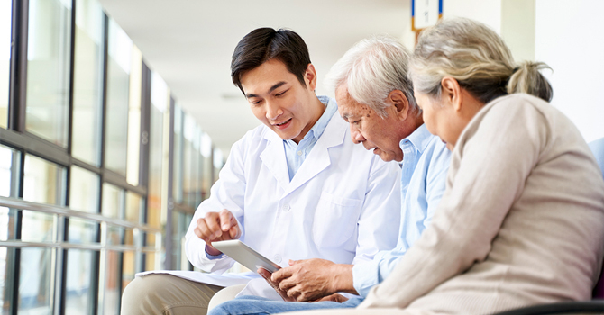doctor advising