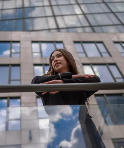 woman thinking of growth