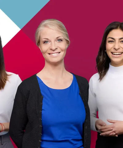 three professional women