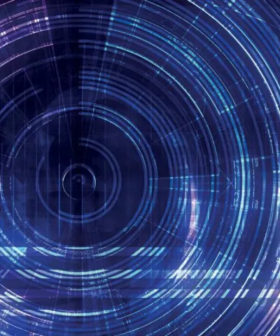 graphic with swirl effect