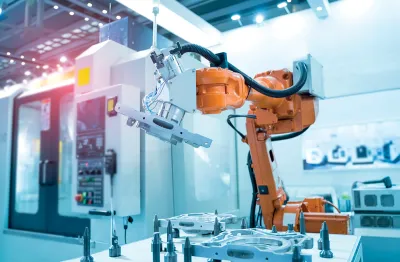 Image of an industrials drill in a research setting