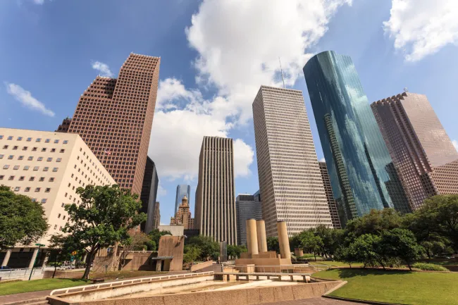 Houston building scene