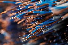 Image of cut wires with wire exposed
