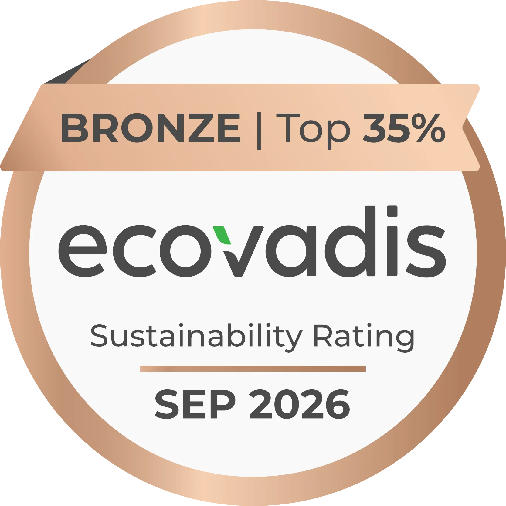 Ecovadis Award 2026
