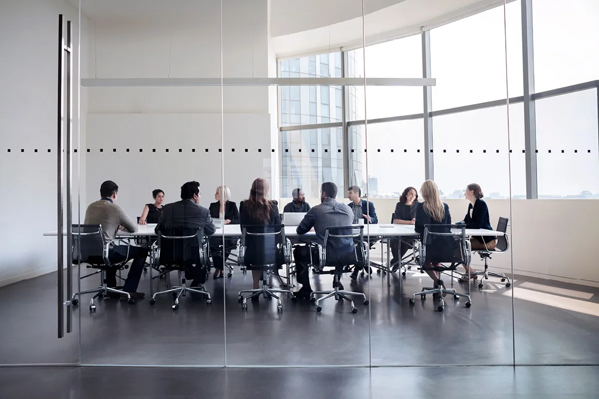 people having meeting
