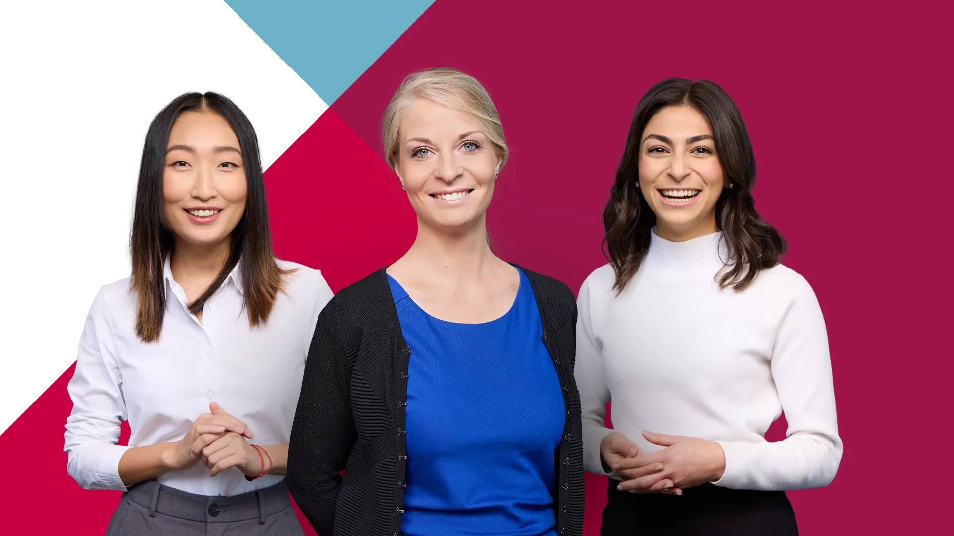 three professional women