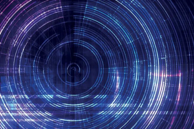 graphic with swirl effect