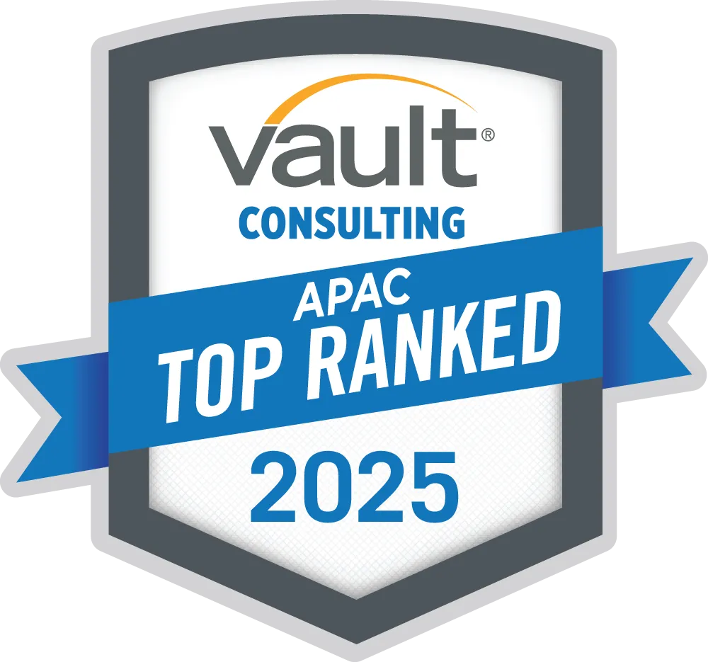 Vault APAC top ranked